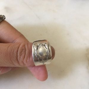 Adjustable vintage spoon ring